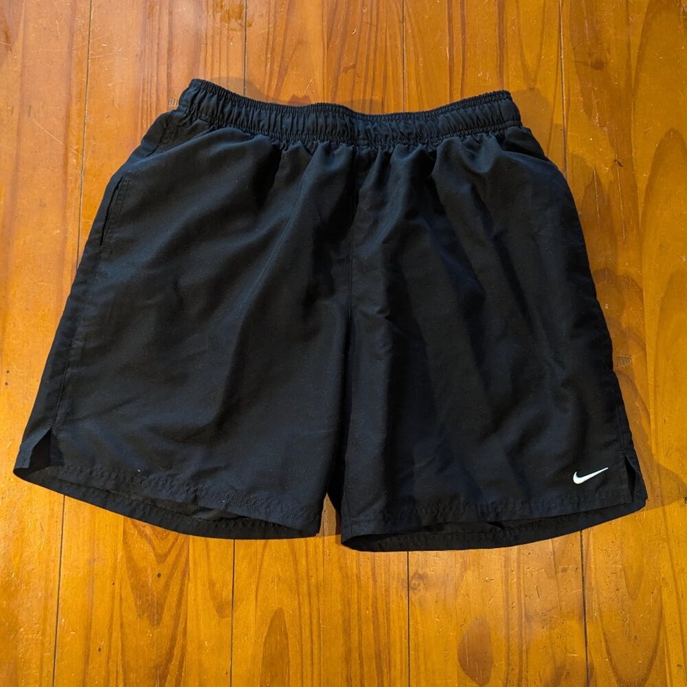 Black Nike Men's Swim Trunks – Size Large